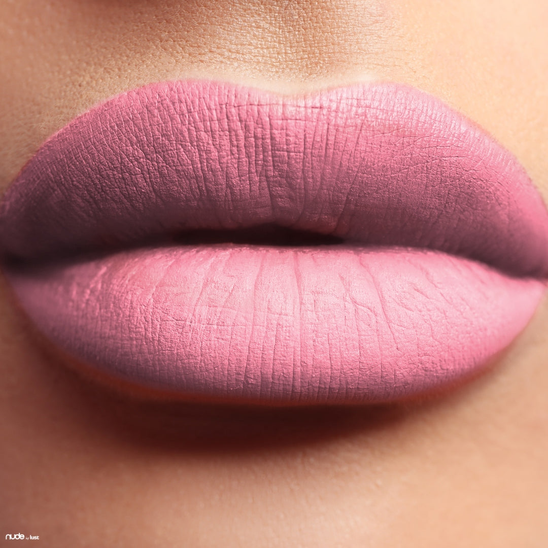 soft pink lipstick from Nude by Lust-Icon Haircare and Beauty-2
