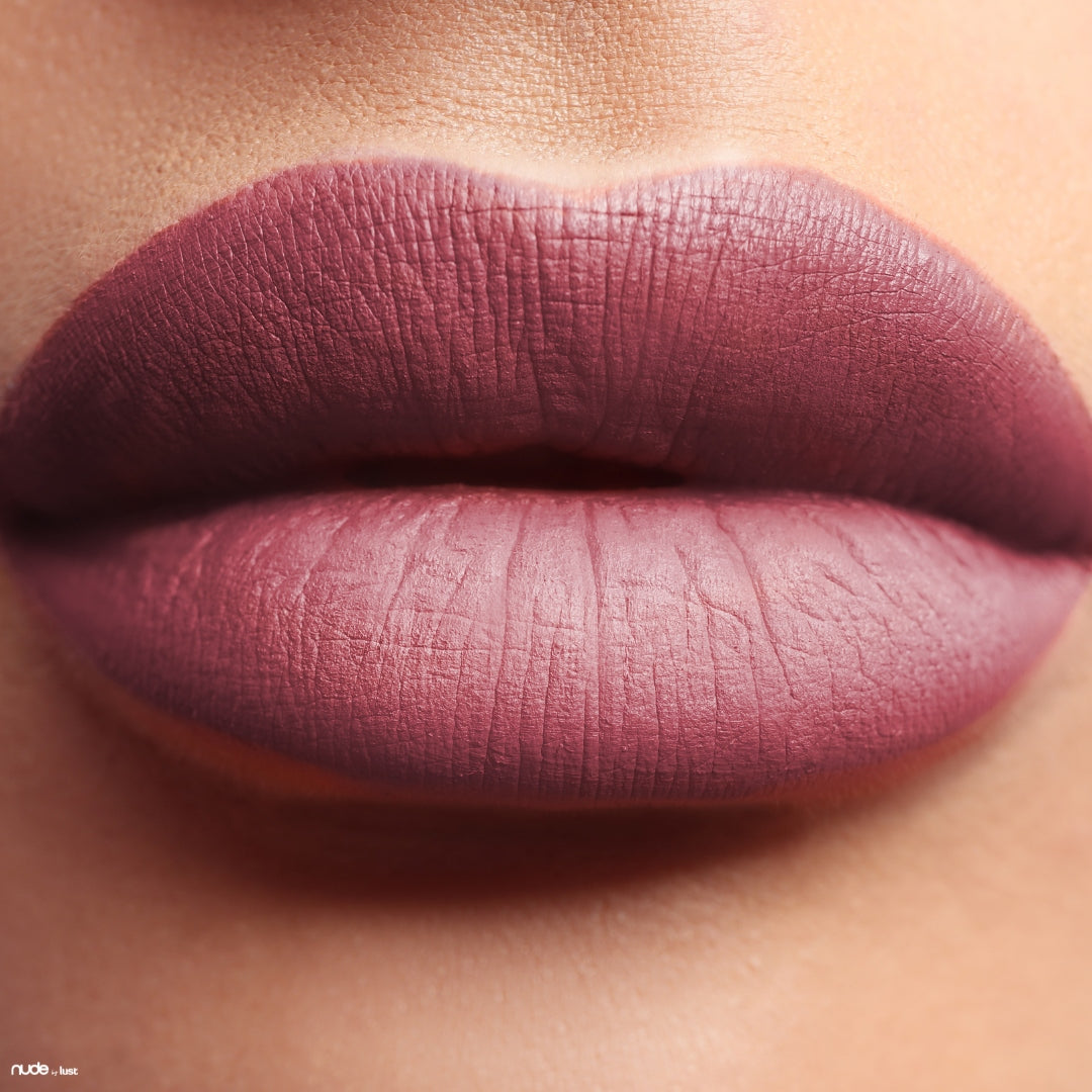 Deep mauve lipstick from Nude by Lust-Icon Haircare and Beauty-2