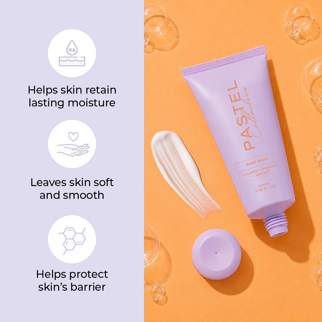 Pastel Collective Body Wash lifestyle - Icon Haircare & Beauty