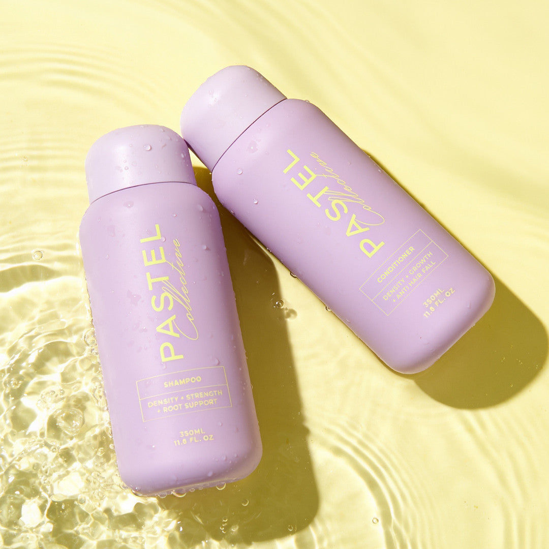 Pastel Collective Density + Strength + Root Support Conditioner lifestyle - Icon Haircare & Beauty