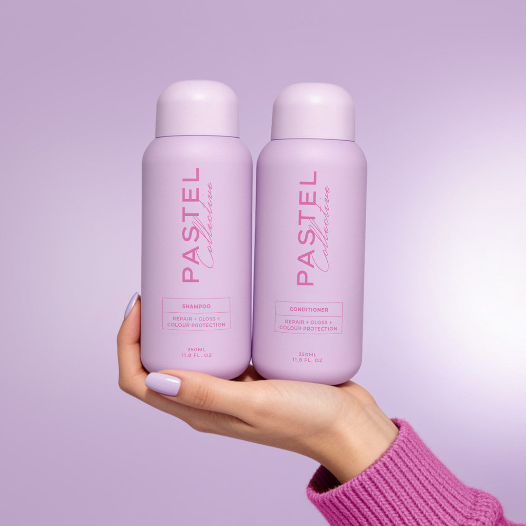 Pastel Collective Repair + High Gloss + Colour Protection Conditioner texture and results - Icon Haircare & Beauty