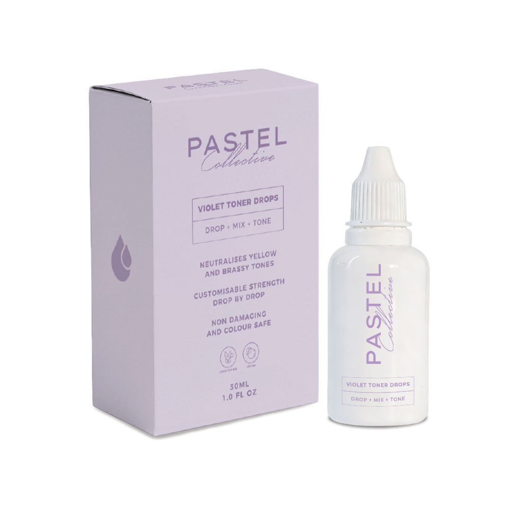 Pastel Collective Violet Toner Drops 30ml bottle - Icon Haircare & Beauty