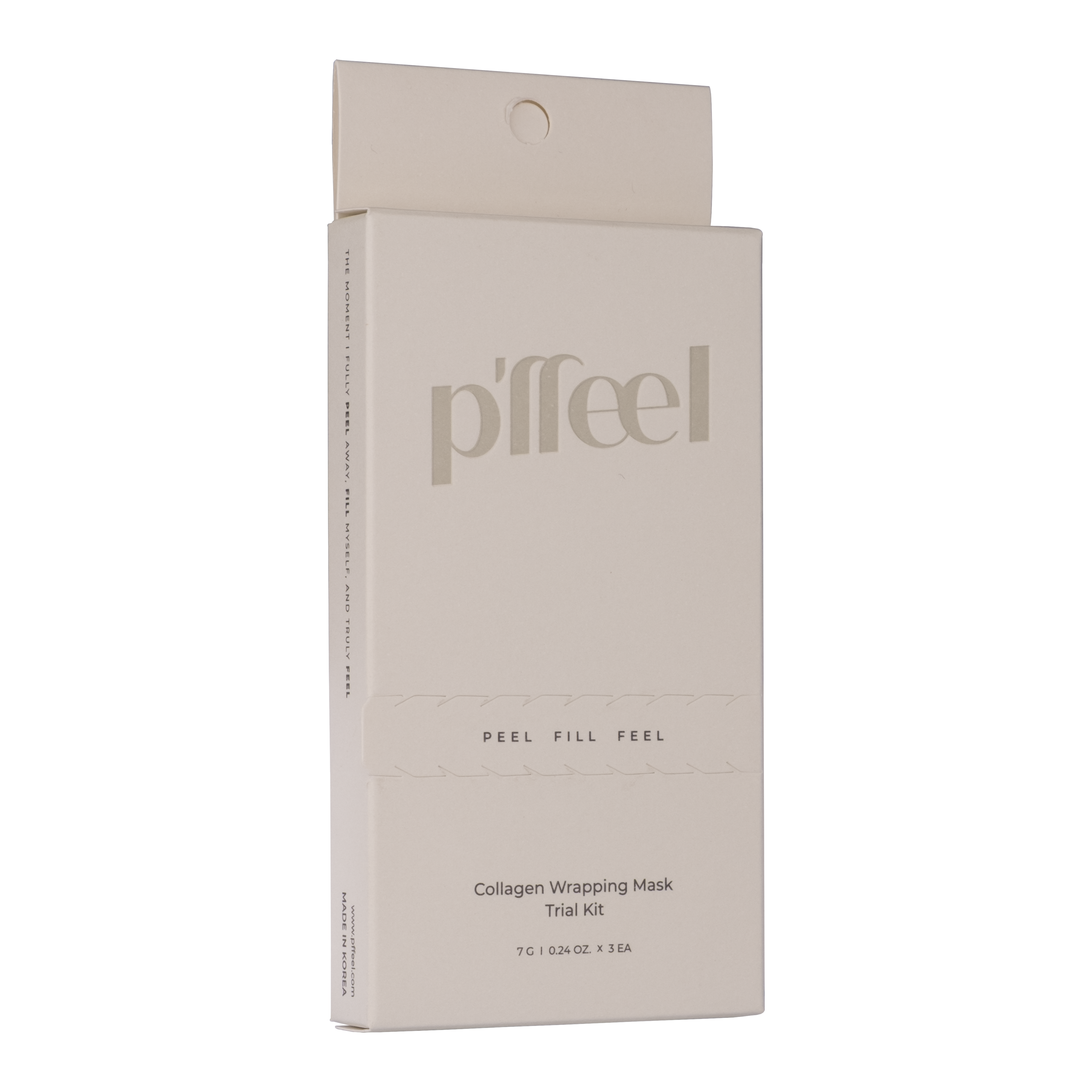 P'ffeel Collagen Wrapping Mask Trial Mini Kit 7g