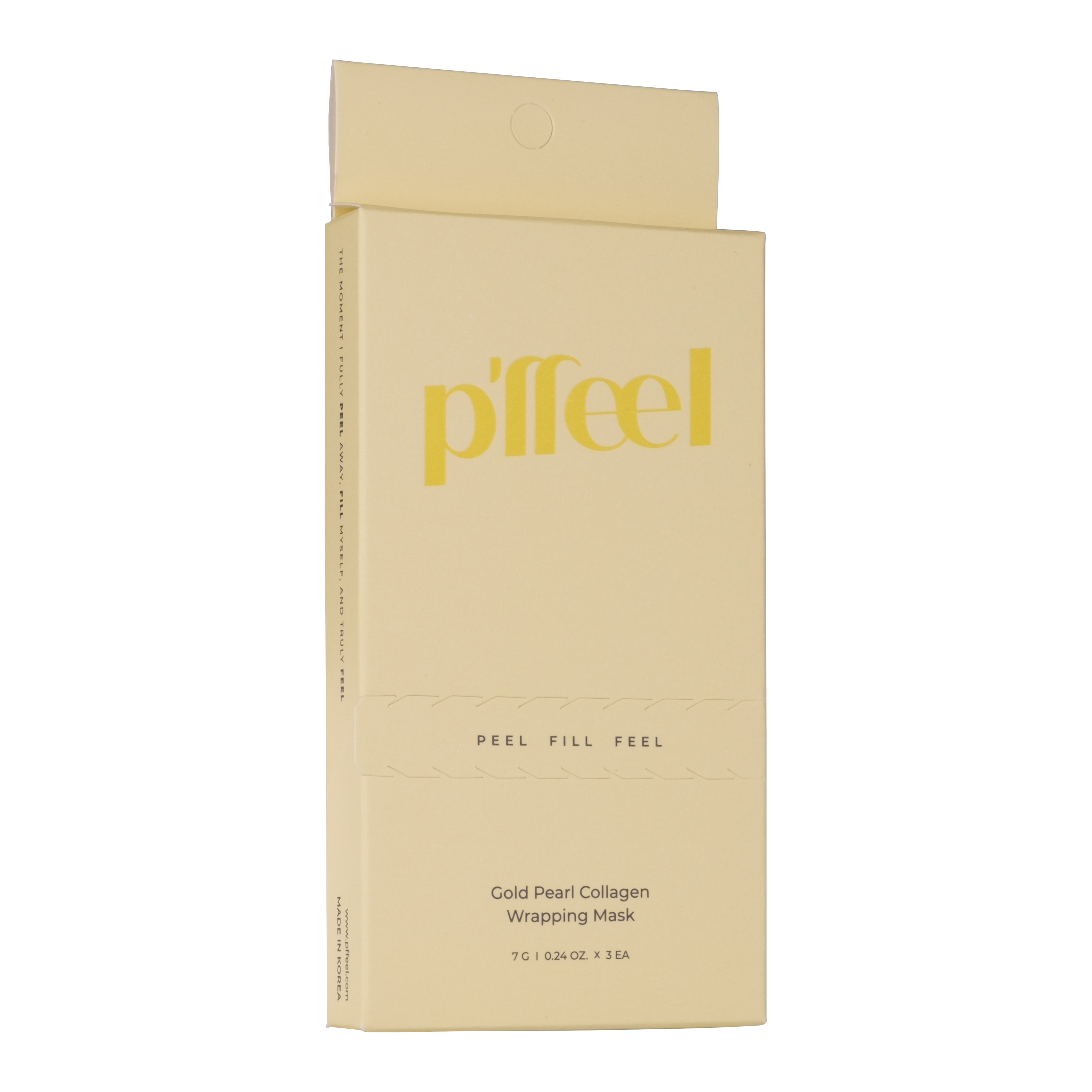 P'ffeel Gold Pearl Collagen Wrapping Mask Mini Kit 7g x3