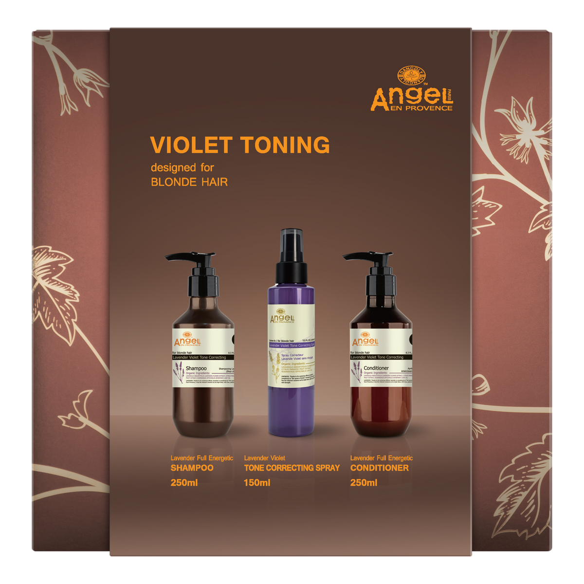Angel Lavender Violet Tone Correcting Gift Pack