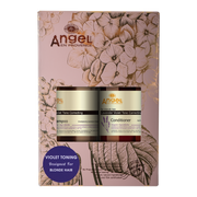 Lavender Violet Tone Correcting Duo - Angel shampoo & conditioner gift set for blonde hair