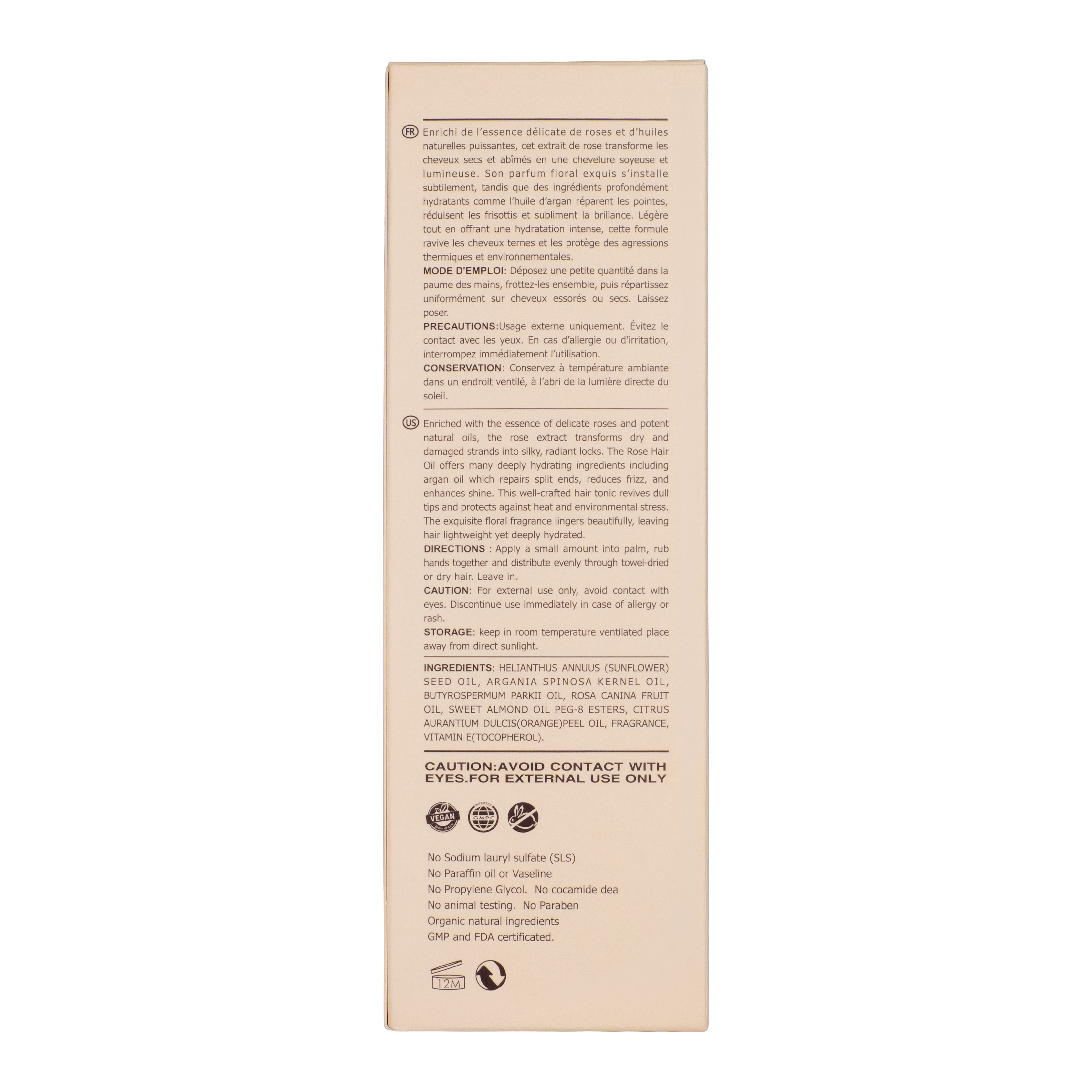 Angel Rose Hair Oil 100ml