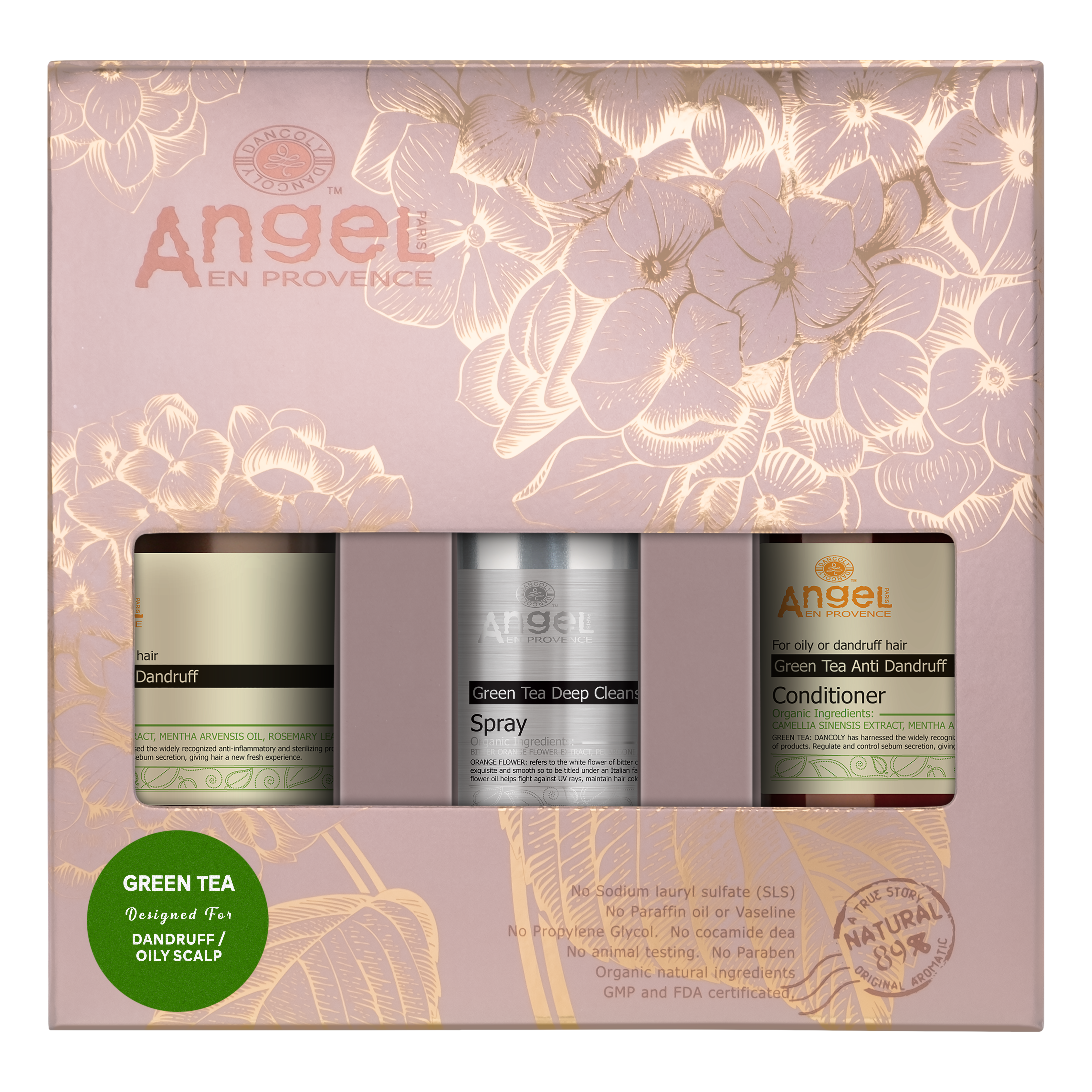 Angel Green Tea Anti-Dandruff Gift Set