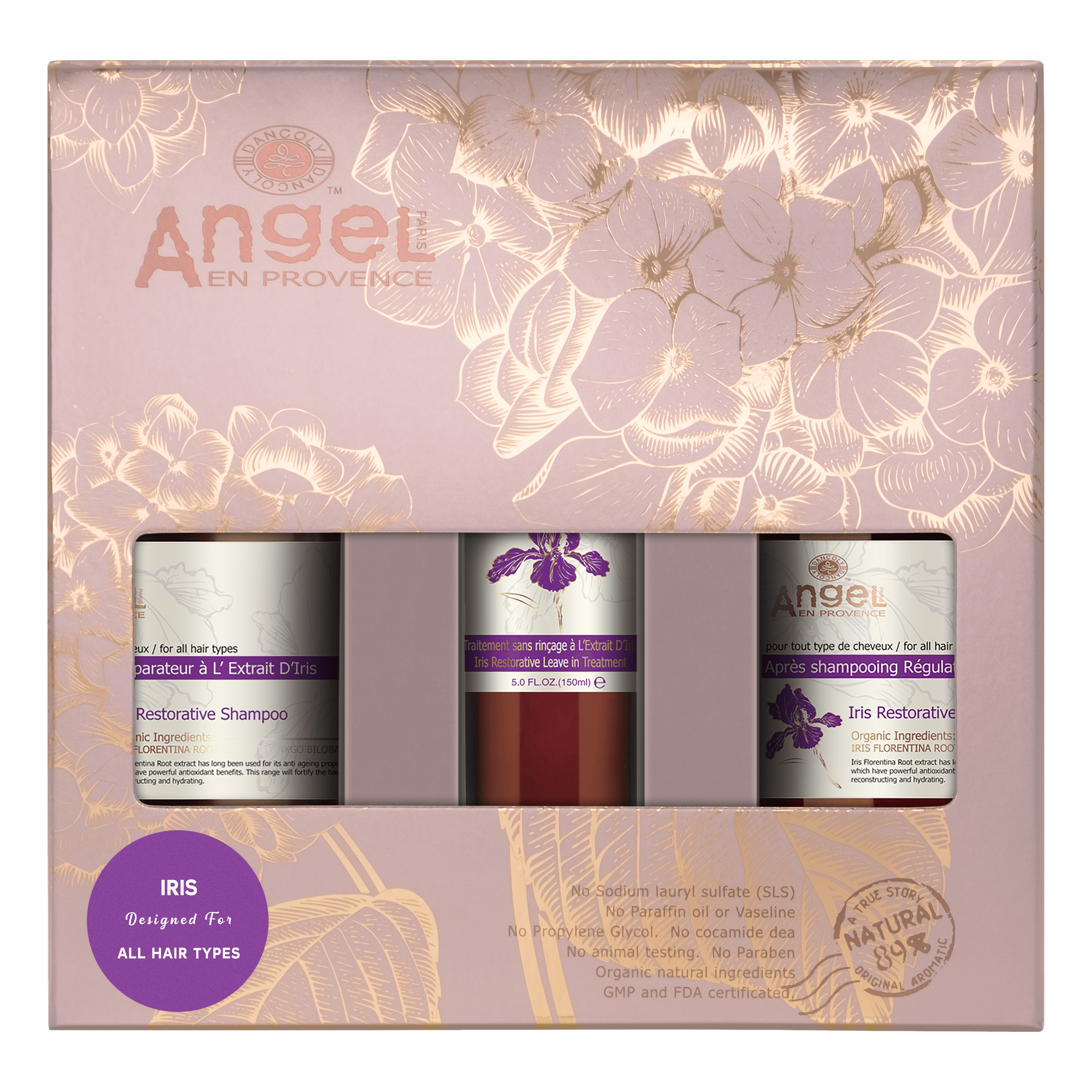Angel Iris Restorative & Leave-In Treatment Gift Set