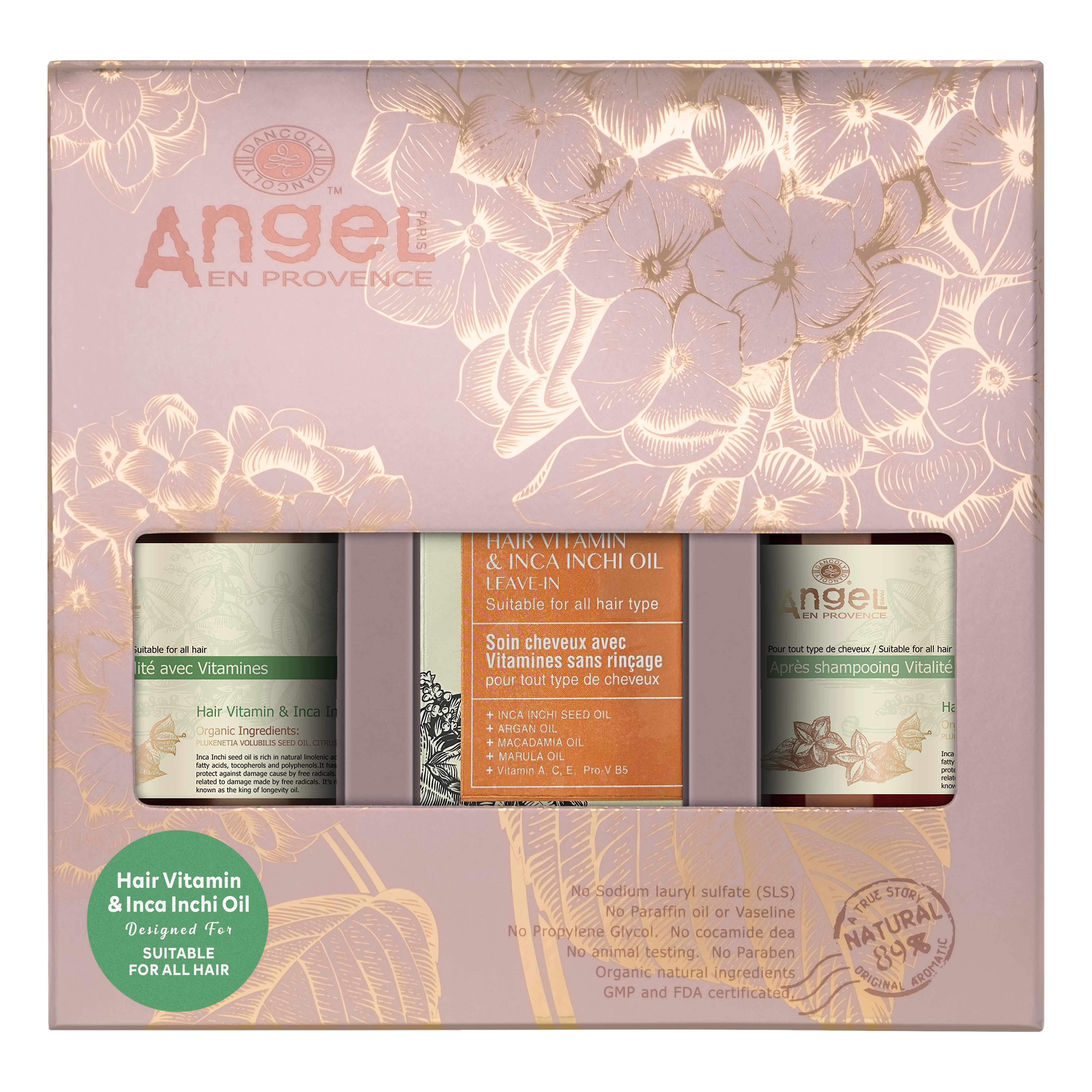 Angel Hair Vitamin & Inca Inchi Oil Gift Set