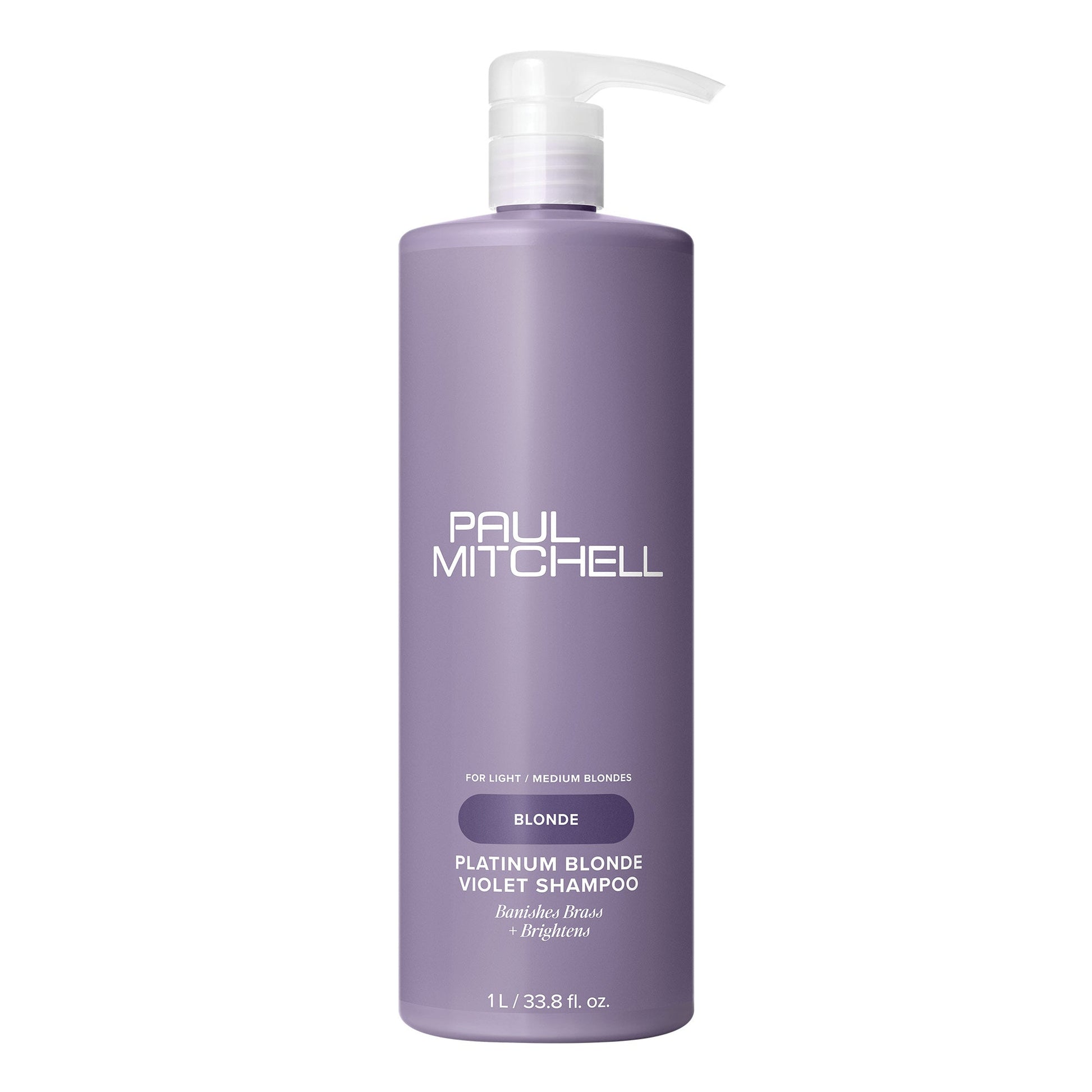 Paul Mitchell Platinum Blonde Violet Shampoo 1 L-Icon Haircare and Beauty NZ-1