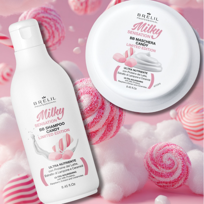 Brelil Milky Sensation BB Hair Mask - Candy Limited Edition-Icon Haircare and beauty NZ-2
