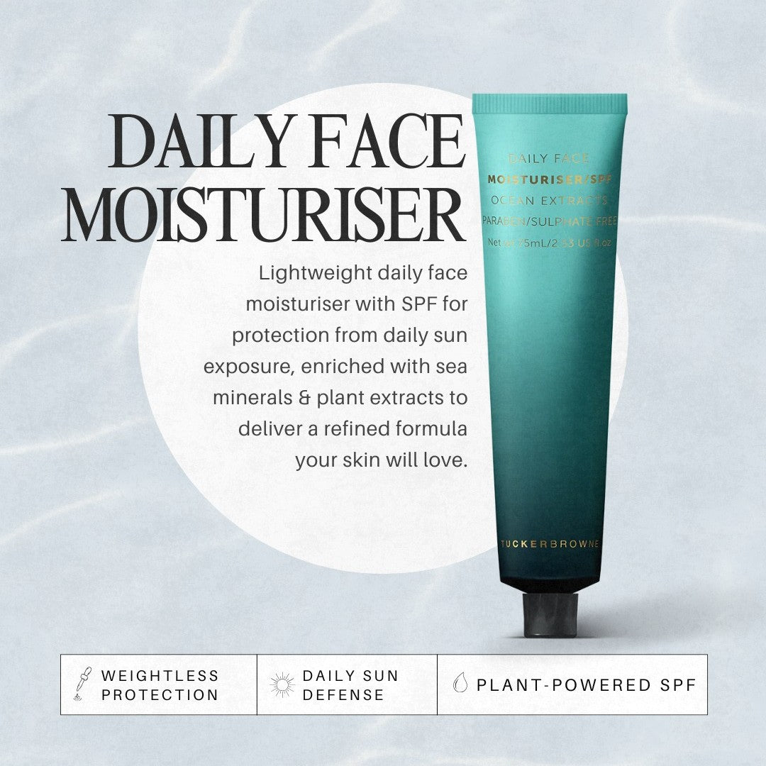 Tucker Browne Daily Face SPF Moisturiser 75ml-Icon Haircare and beauty NZ-3