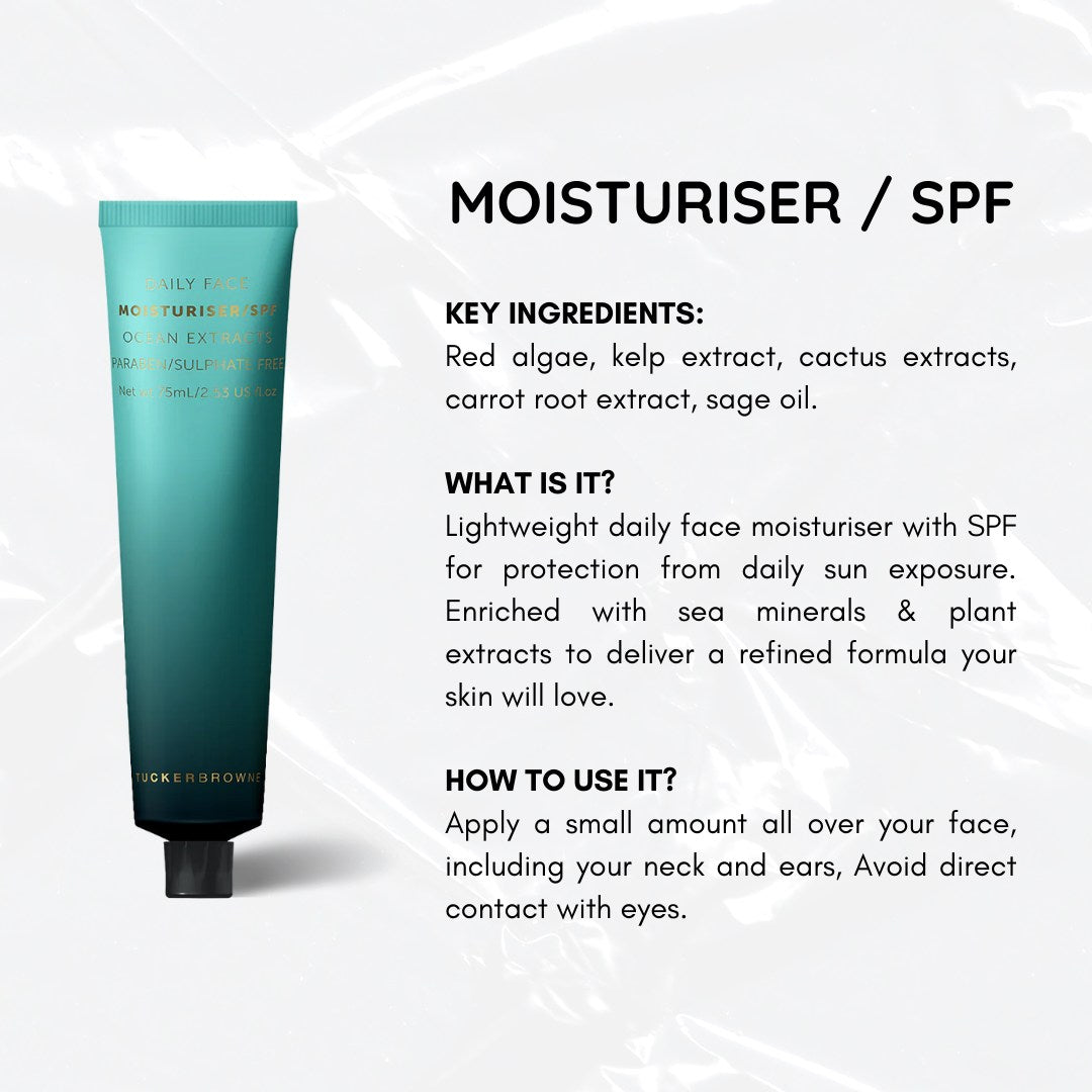 Tucker Browne Daily Face SPF Moisturiser 75ml-Icon Haircare and beauty NZ-4
