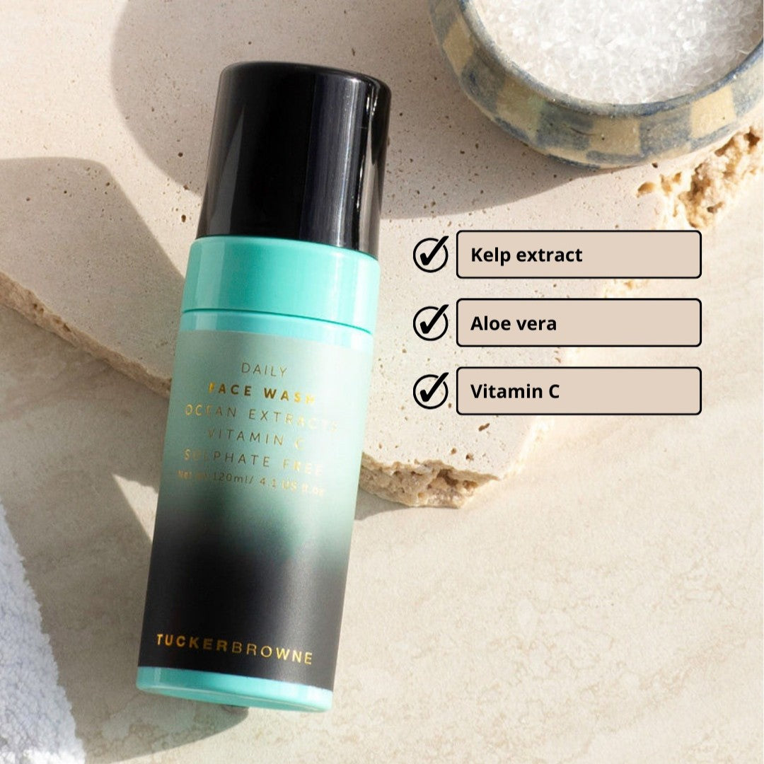 Tucker Browne Daily Face Wash 300ml-Icon Haircare and beauty NZ-3