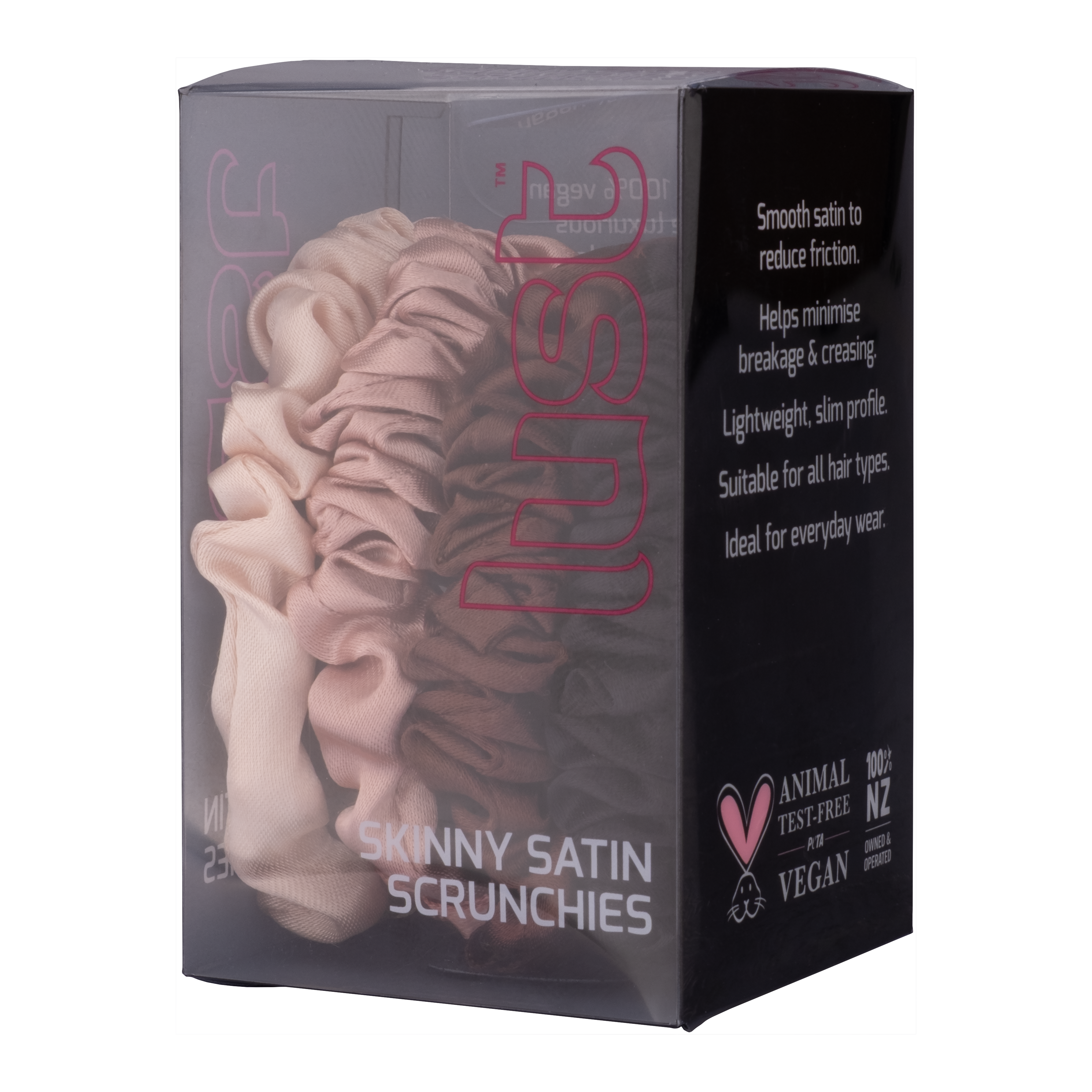 Lust Haircare Skinny Satin Scrunchies