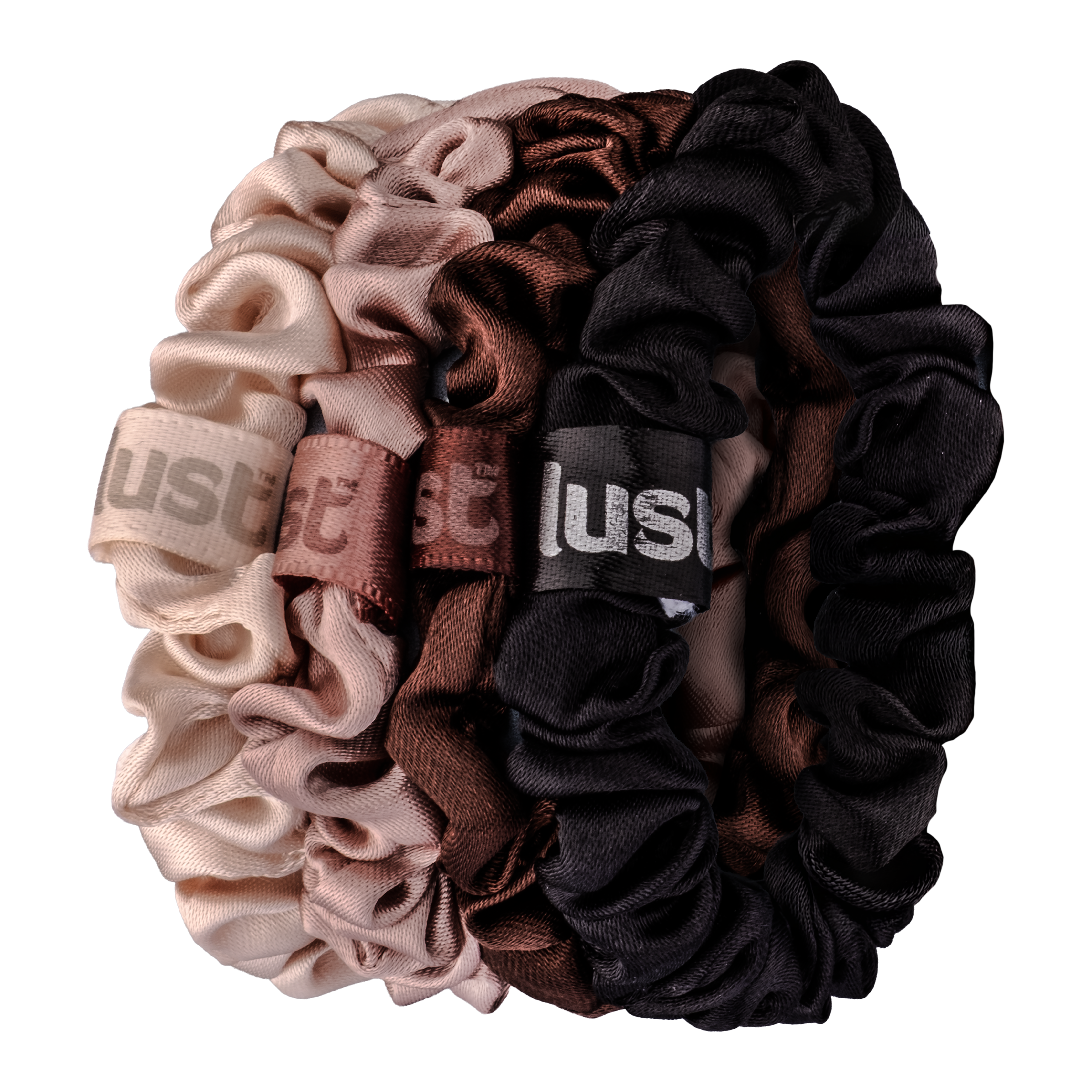 Lust Haircare Skinny Satin Scrunchies