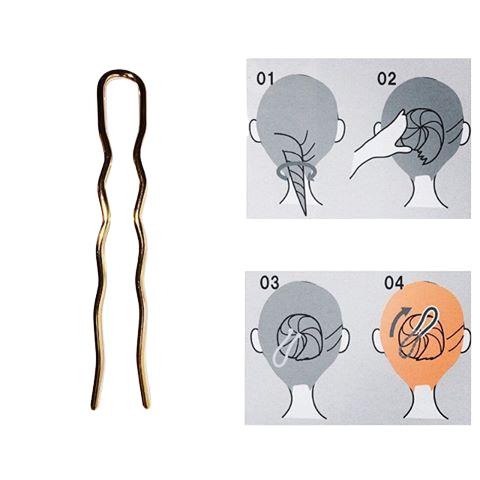 YS Park Leaf Wave Spring Pin-Icon Haircare and beauty NZ-4