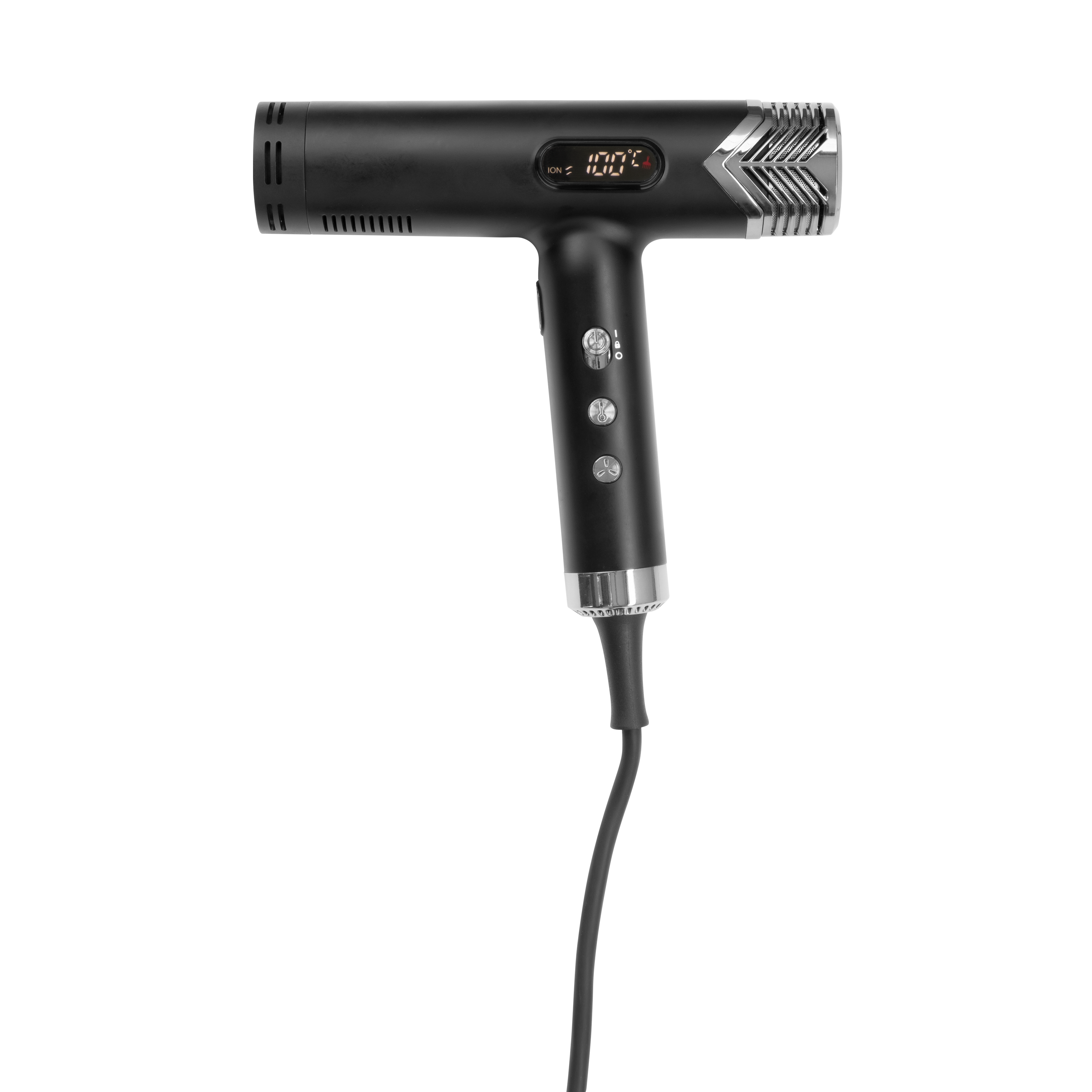 Yokubō Deluxe Hair Dryer - Black & Silver-Icon Haircare and beauty NZ-1