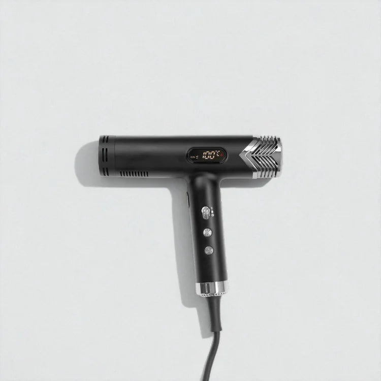 Yokubō Deluxe Hair Dryer - Black & Silver-Icon Haircare and beauty NZ-2
