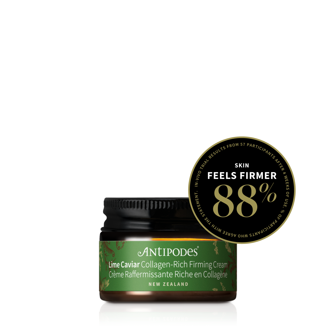 Antipodes Lime Caviar Firming Cream mini in Nourishing Gift Set