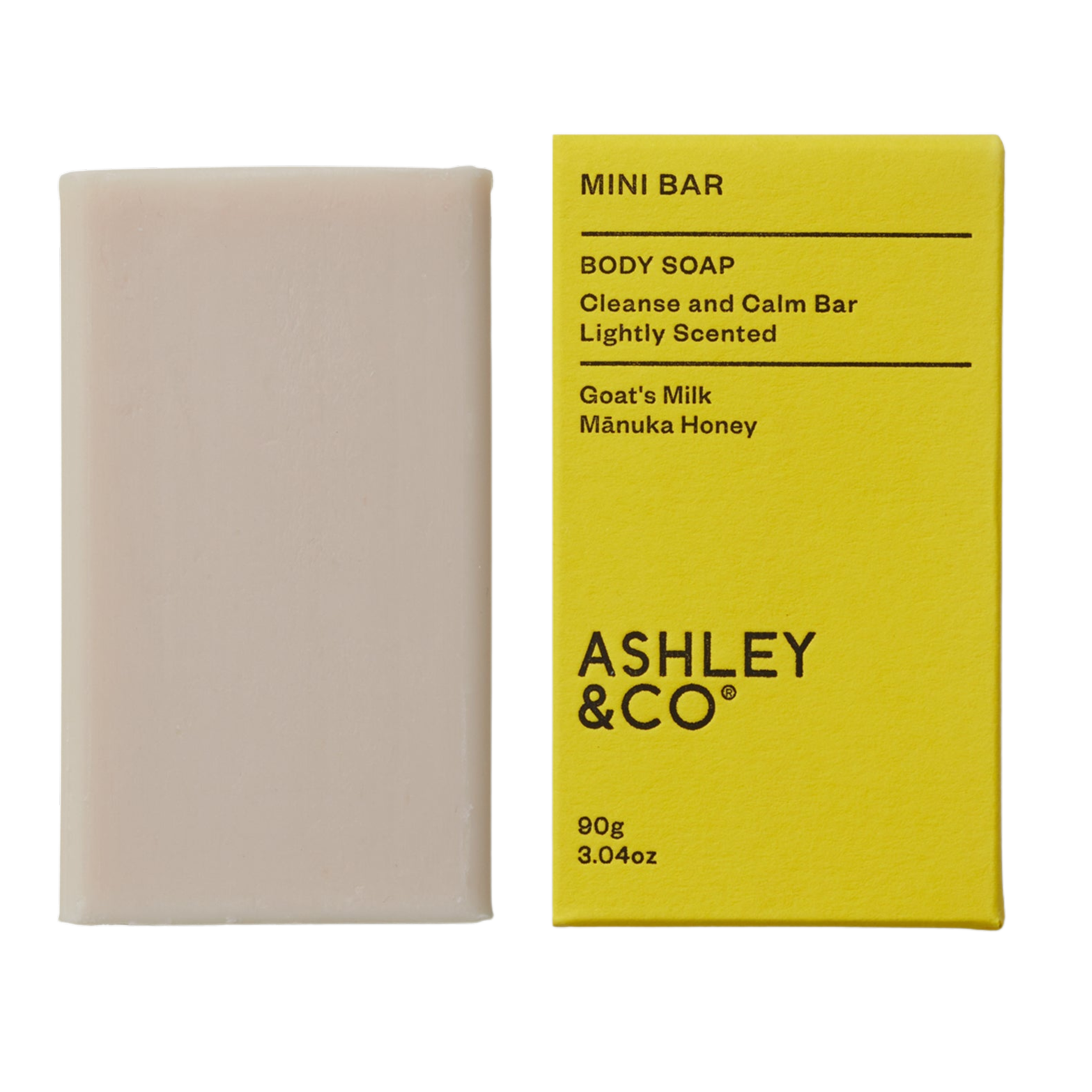Ashley & Co Mini Bar Body Soap 90g - Tui & Kahili 1 Icon Haircare and Beauty New Zealand