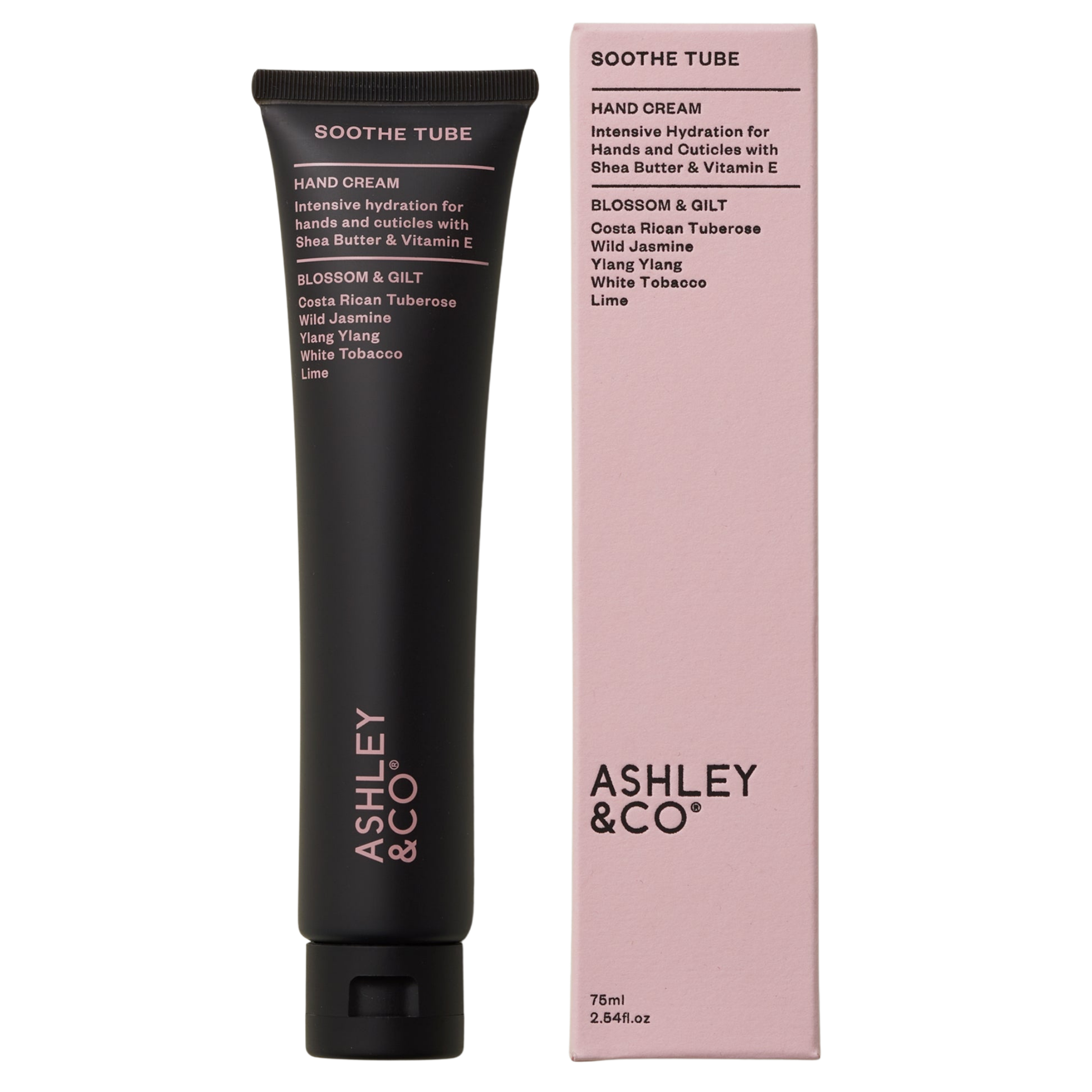 Ashley & Co Sooth Tube Hand Cream - Blossom & Gilt 75ml
