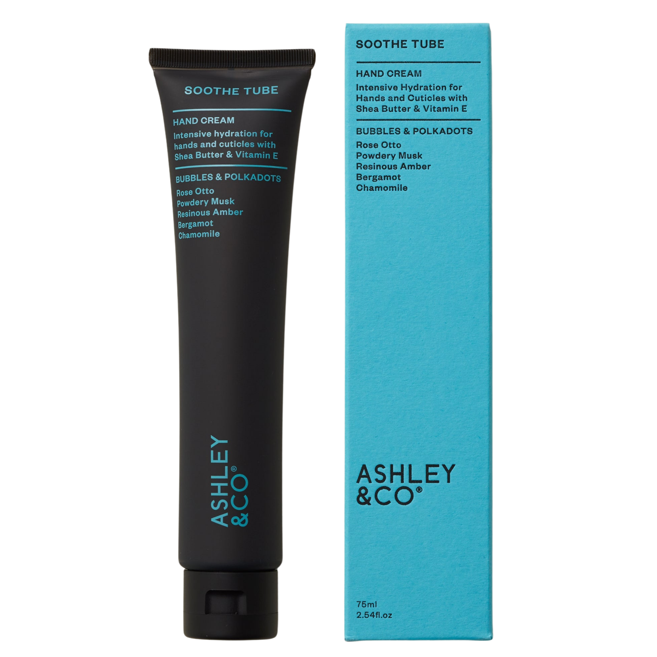 Ashley & Co Sooth Tube Hand Cream - Bubbles & Polkadots 75ml