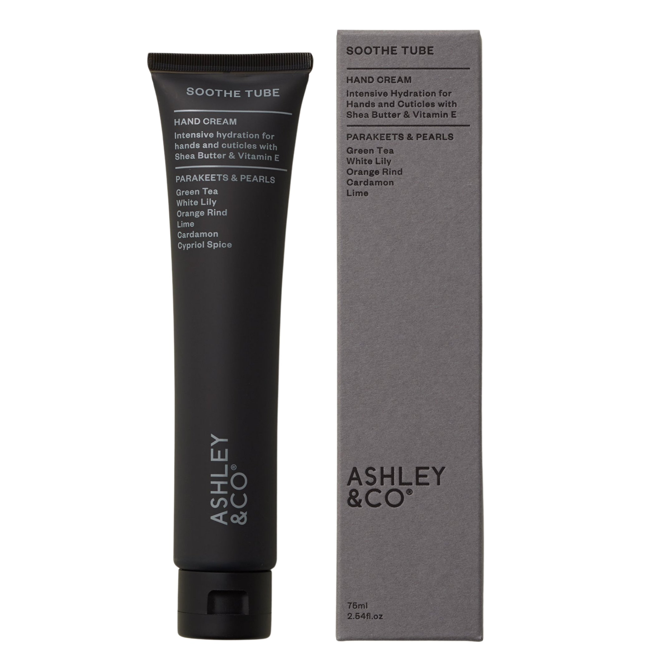 Ashley & Co Sooth Tube Hand Cream - Parakeets & Pearls 75ml