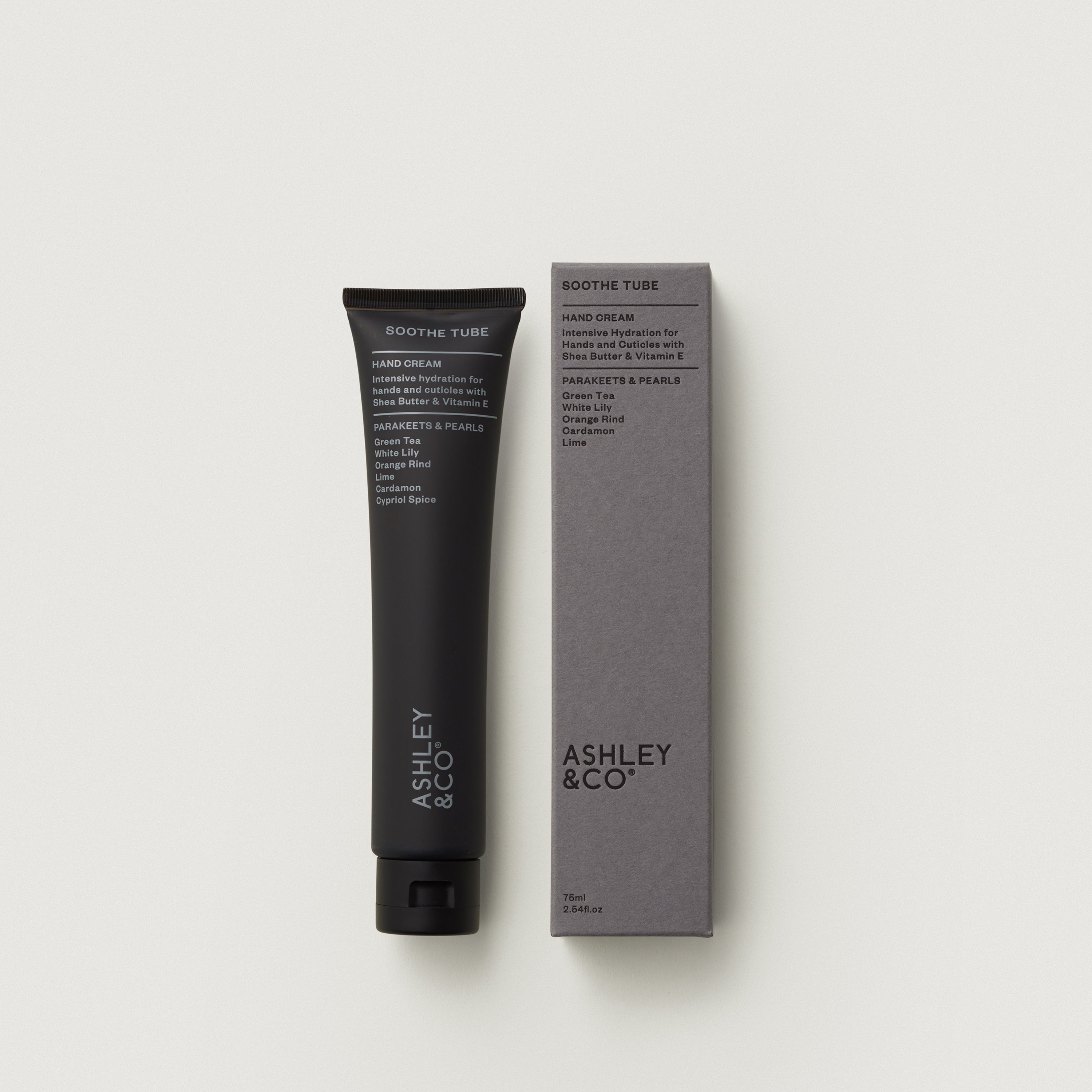 Ashley & Co Sooth Tube Hand Cream - Parakeets & Pearls 75ml