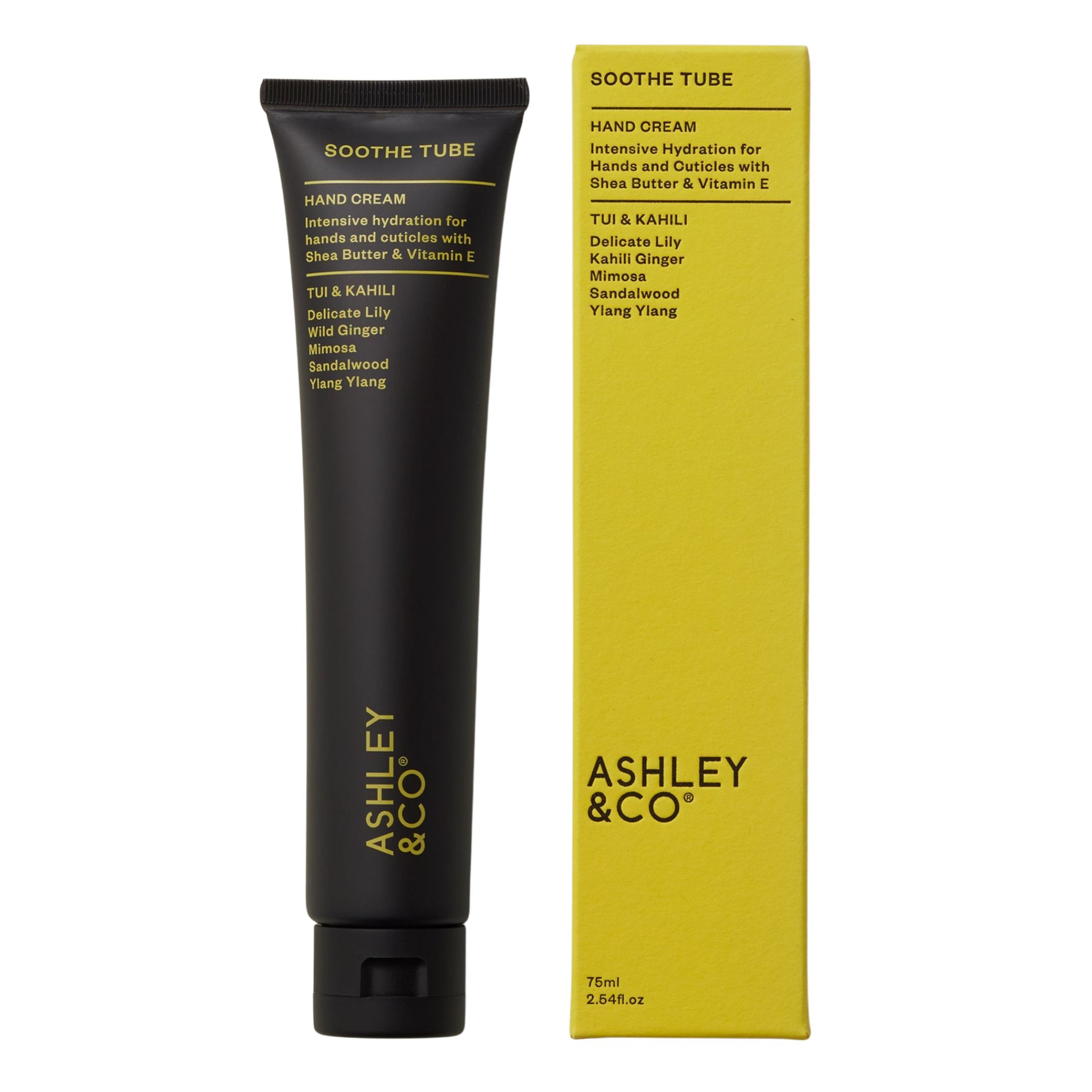 Ashley & Co Sooth Tube Hand Cream - Tui & Kahili 75ml