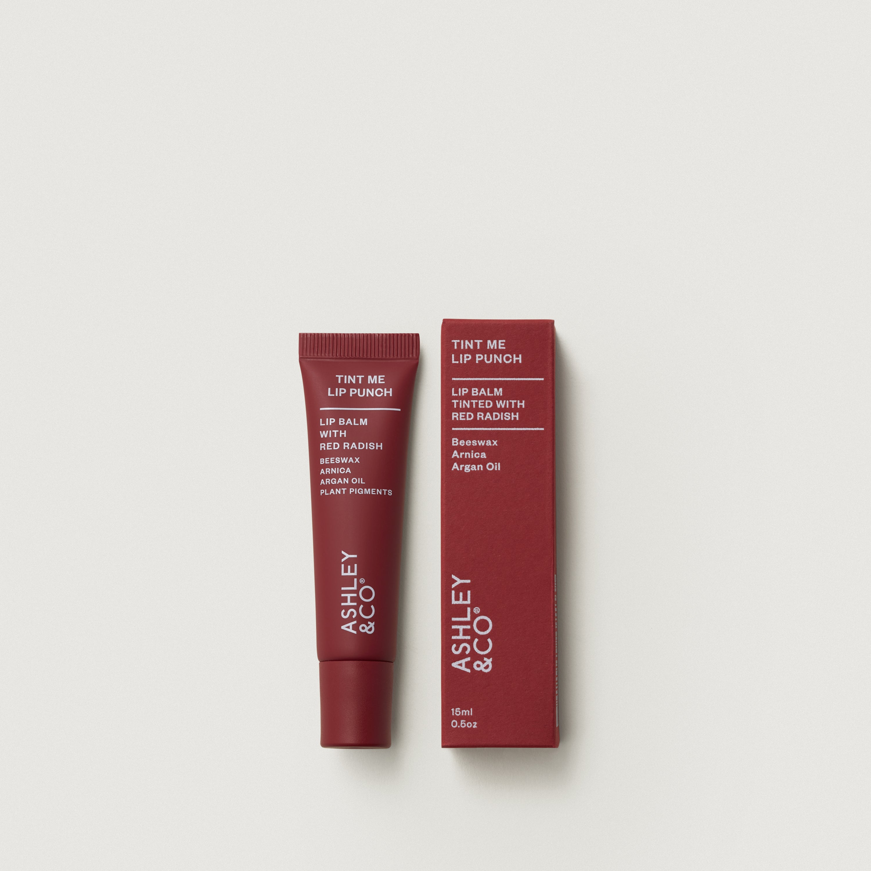 Ashley & Co Tint Me Lip Punch - Red Radish 15ml 3 Icon Haircare and Beauty New Zealand