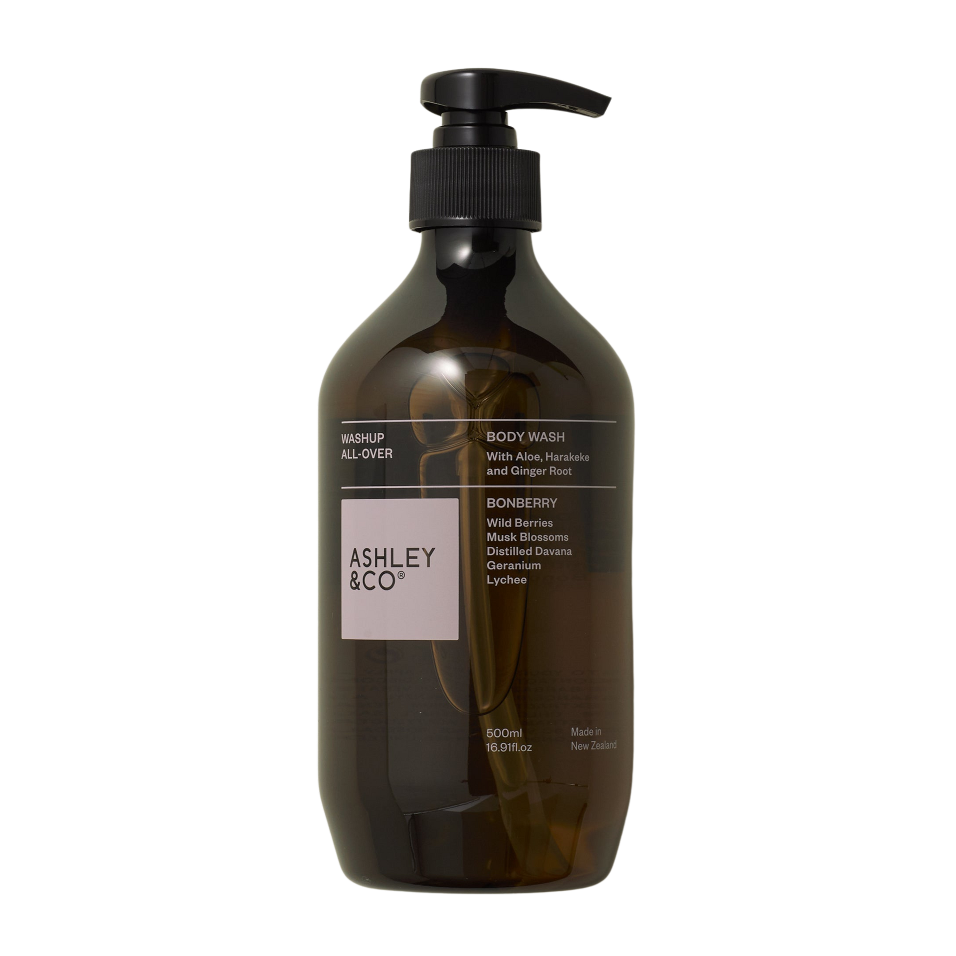 Ashley & Co Washup All Over Body Wash - BonBerry 500ml 1 Icon Haircare and Beauty New Zealand