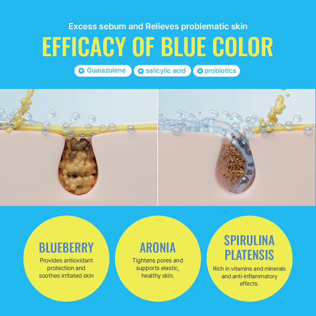 Tovegan Blue Balancing Foam Cleanser 150ml