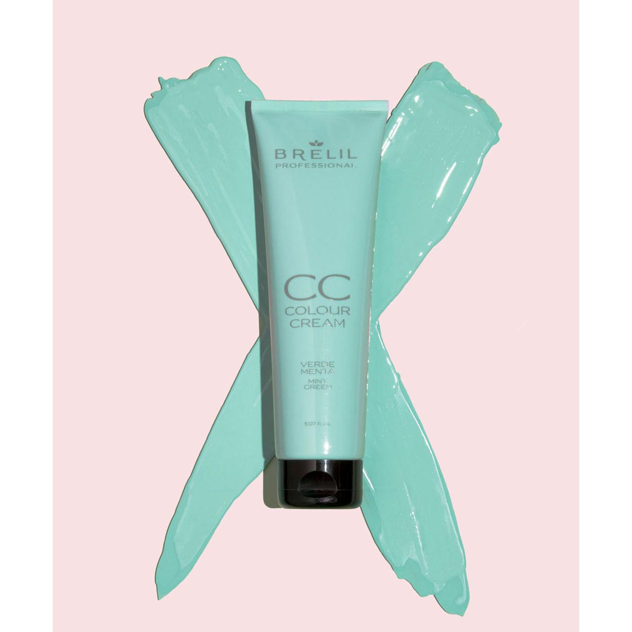 Brelil CC Colour Cream Mint Green 150ml-Icon Haircare and beauty NZ-2