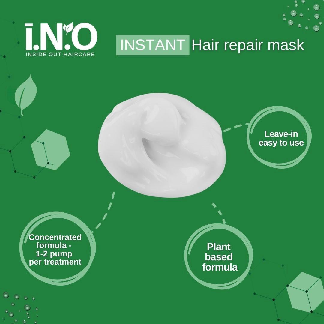 i.N.O Leave In Instant Repair Mask 50ml-Icon Haircare and beauty NZ-3