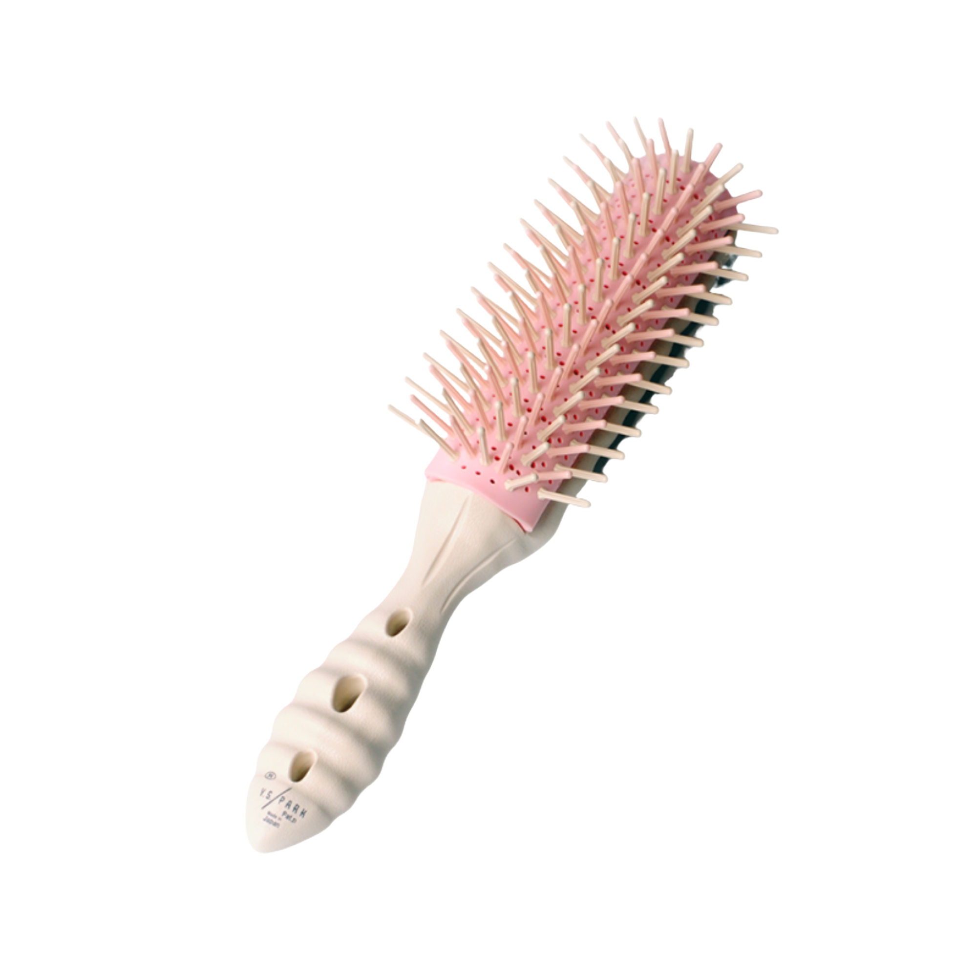 YS Park Dragon Air Vent Styler Brush - White & Pink