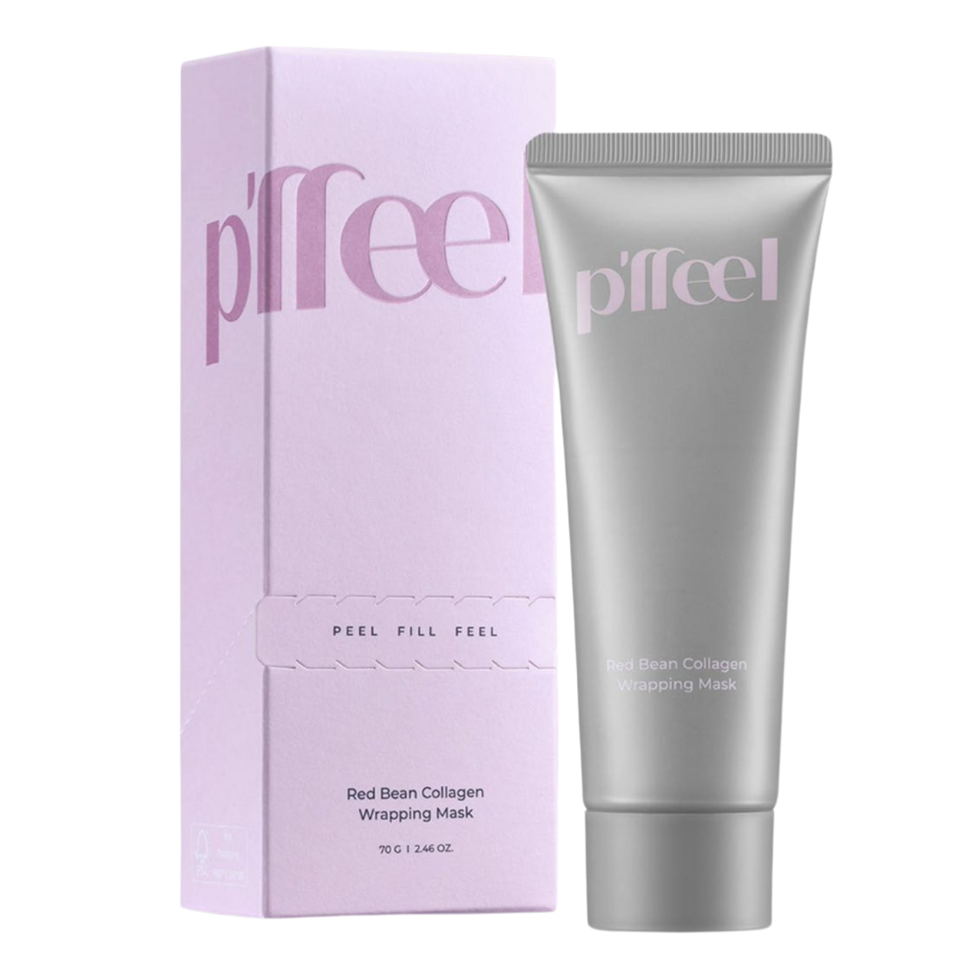 P'ffeel Red Bean Collagen Wrapping Mask 70g