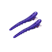 Y.S. PARK Shark Clips (Purple) - 2 Pack