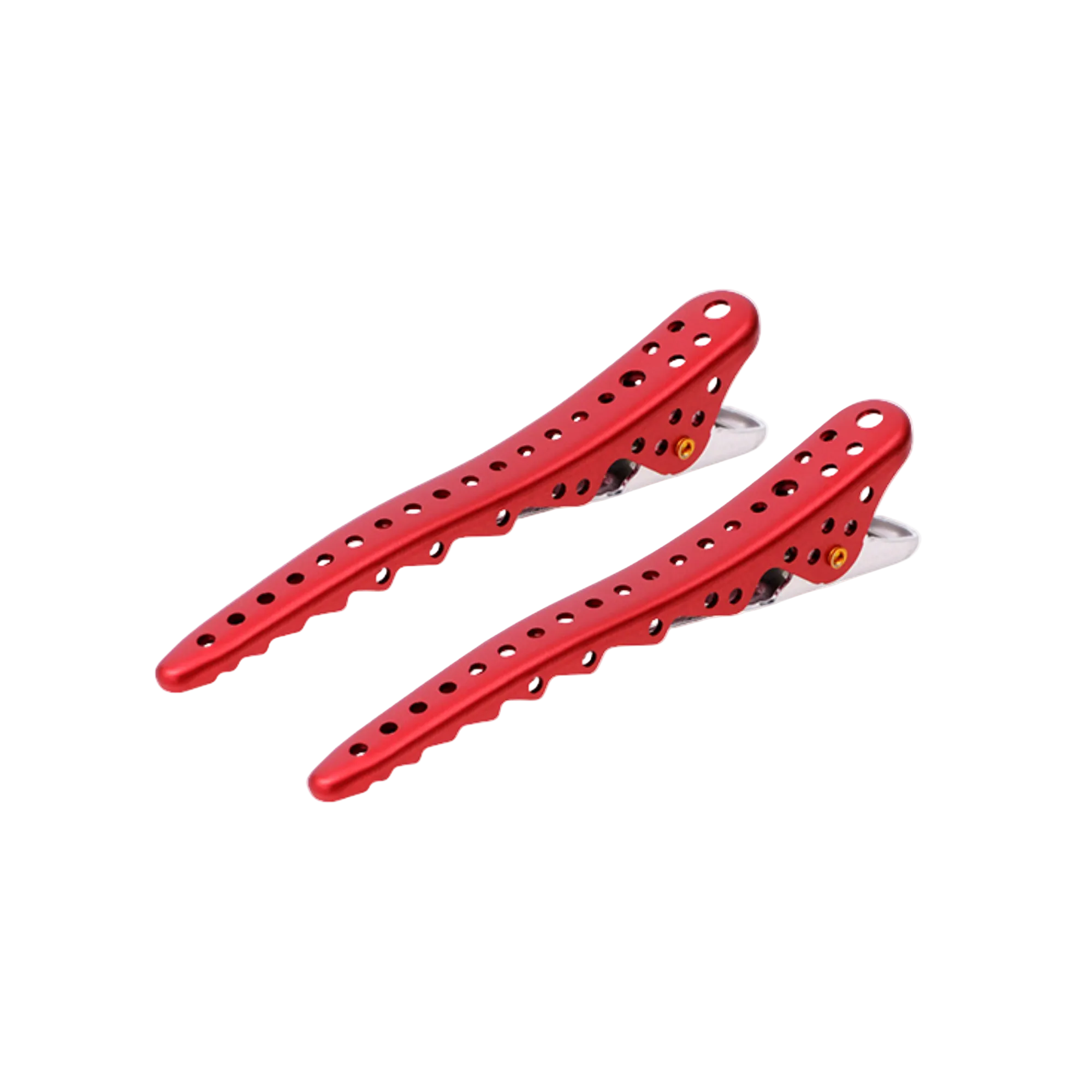Y.S. PARK Shark Clips (Red) - 2 Pack