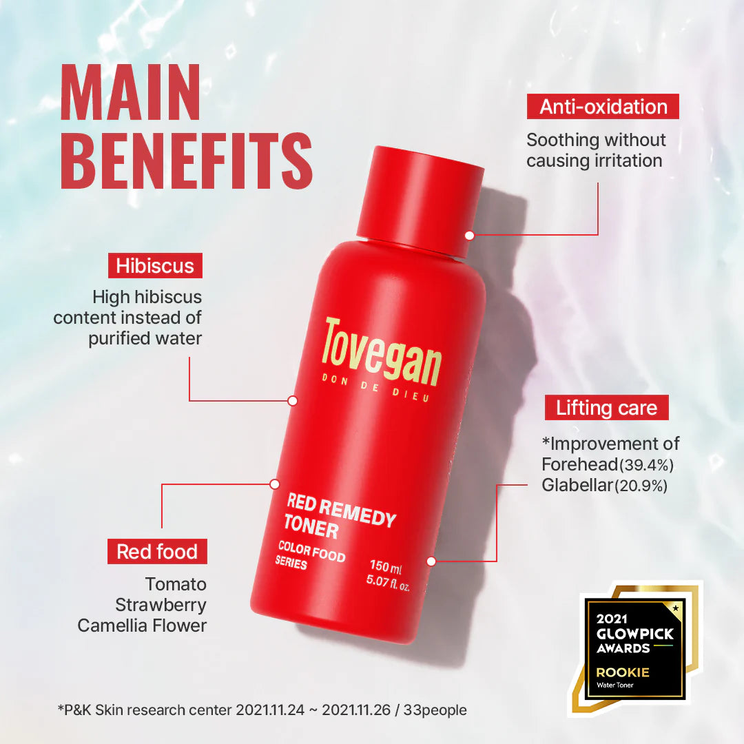 Tovegan Red Remedy Toner 150ml