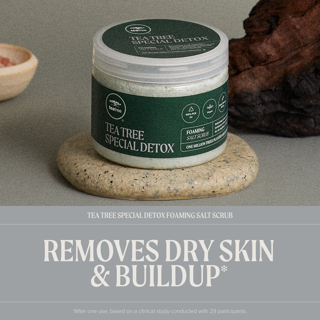 Paul Mitchell Tea Tree Special Detox Foaming Salt Scrub 184g-Icon Haircare and Beauty NZ-3